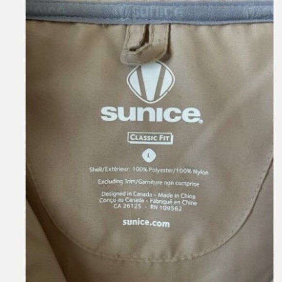 Sunice Typhoon Men’s Golf Vest Windbreaker Lightweight Size Large Beige - Picture 6 of 8